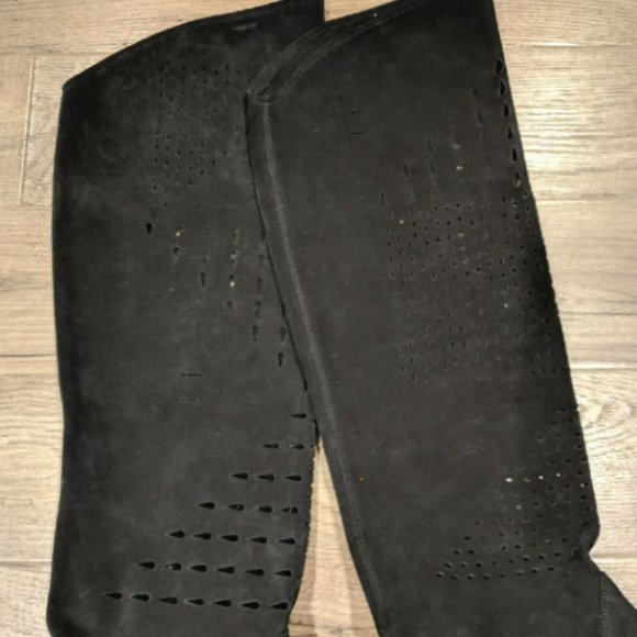 Isabel Marant Soren Black Suede Boots 8.5 (39) - Picture 2 of 7